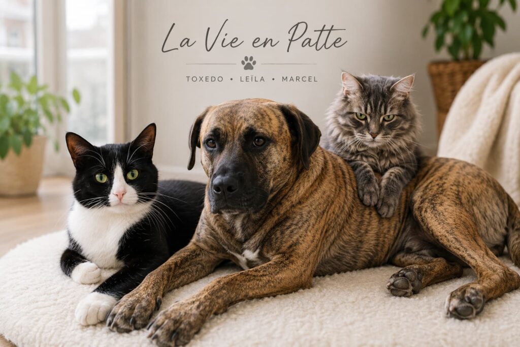la vie en patte toxedo leïla marcel