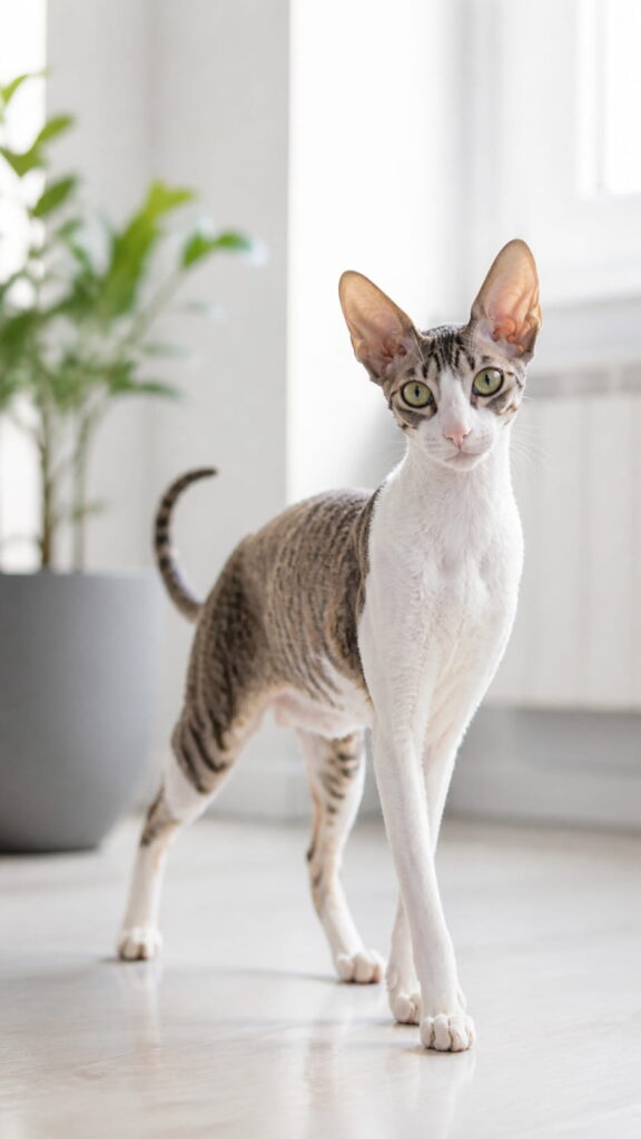 chat cornish rex
