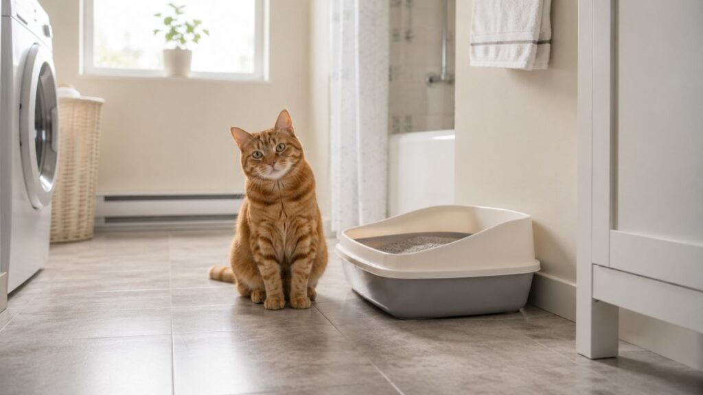 chat urine partout