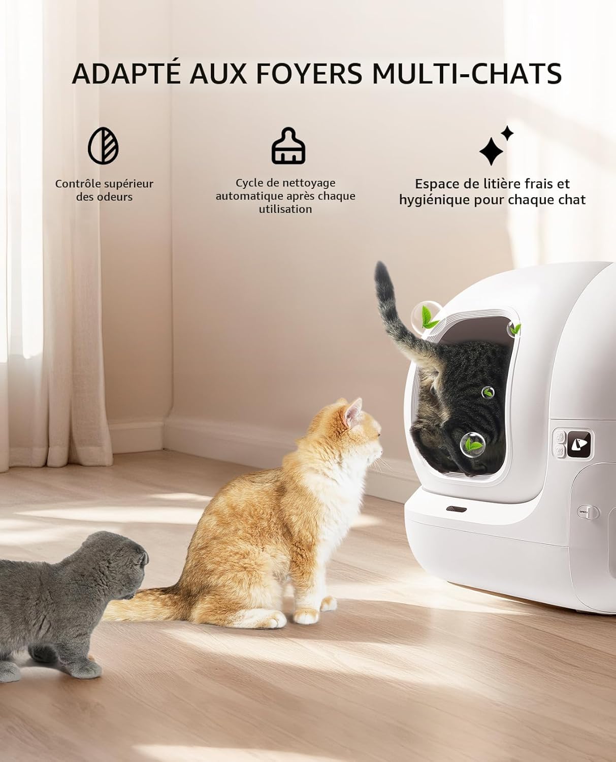 Petkit PuraMax 2 plusieurs chats