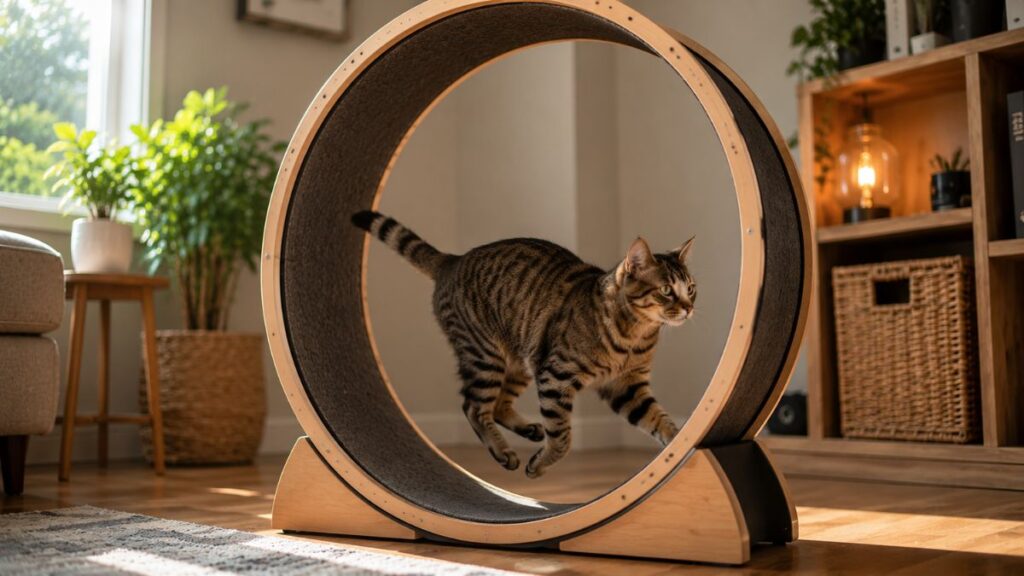 roue pour chat
