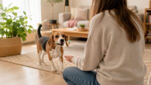 chien tenant une brosse à dents, soins dentaires pour chien et chat