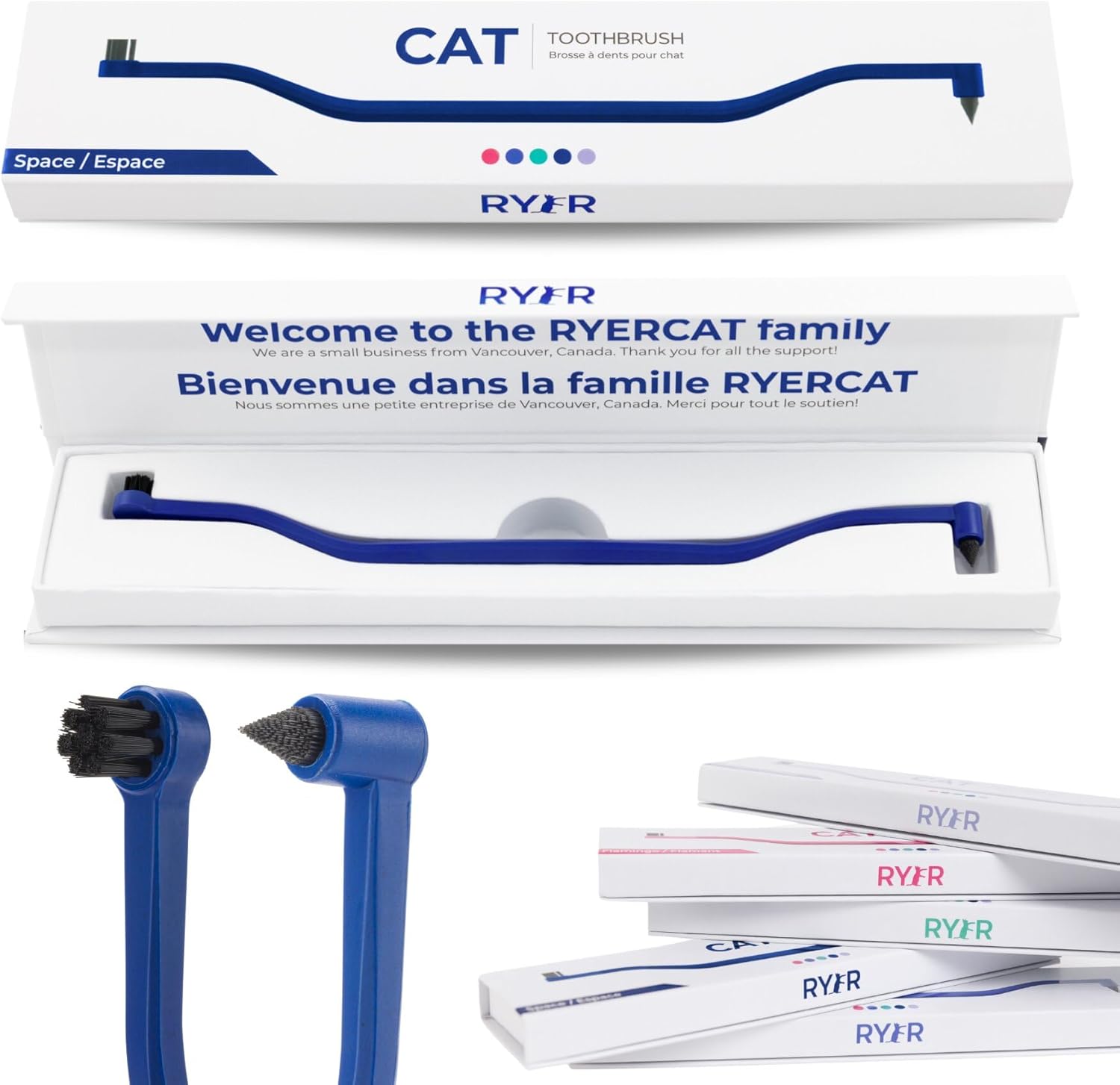 Brosse à dents pour chat