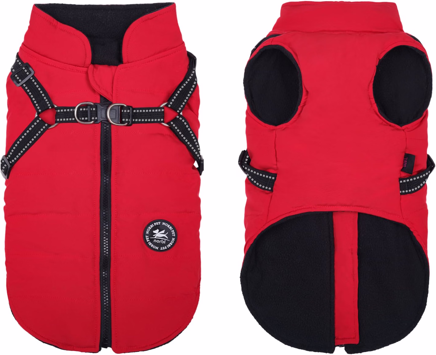 Manteau pour chien avec harnais intégré